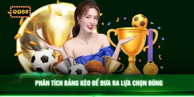 Phân tích bảng kèo để đưa ra lựa chọn đúng